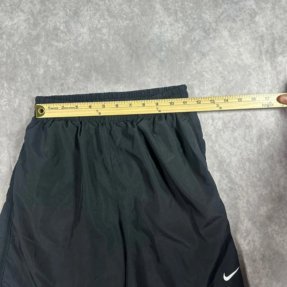 Nike Girls Dri-FIT Black Athletic Shorts Kids Large L Elastic Waist Running Gym